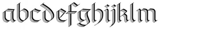 Richmond Zierschrift Regular Font LOWERCASE