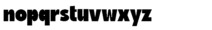 Richobold Regular Font LOWERCASE