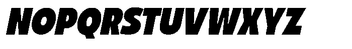 Richobold Slant Regular Font UPPERCASE