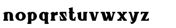 Richsail Extra Bold Font LOWERCASE