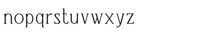 Richsail Light Font LOWERCASE