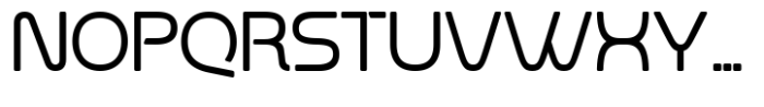 Rickgat Light Rounded Font UPPERCASE
