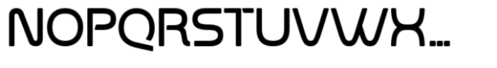 Rickgat Medium Rounded Font UPPERCASE