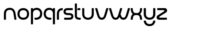 Rickgat Medium Rounded Font LOWERCASE
