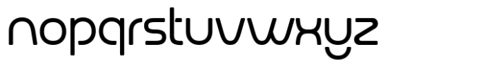 Rickgat Regular Rounded Font LOWERCASE