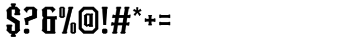 Ricklane Font OTHER CHARS