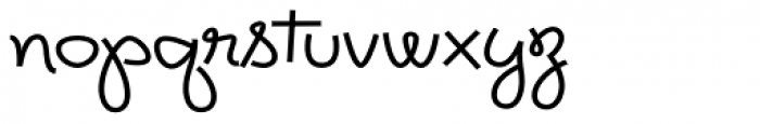Rickles Font LOWERCASE