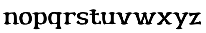 Ricksta Regular Font LOWERCASE
