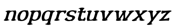 Ricksta Slant Font LOWERCASE