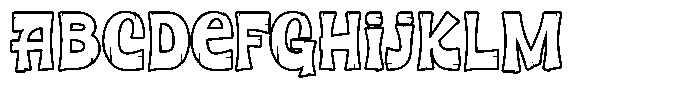 Ricopalm Regular Outline FONT