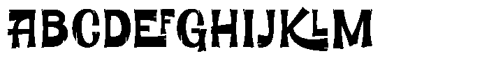 Ricopalm Regular Font UPPERCASE