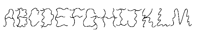 Ride The Wave Font UPPERCASE