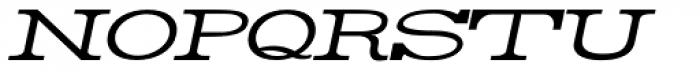 Rider WideExpanded Light Italic Font LOWERCASE