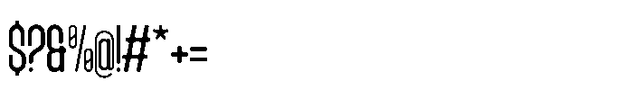 Ridjames Regular Font OTHER CHARS