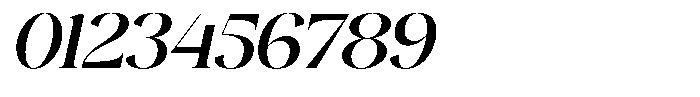 Ridley Oblique Font OTHER CHARS