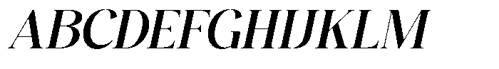 Ridley Oblique Font UPPERCASE