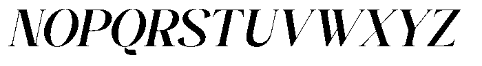 Ridley Oblique Font UPPERCASE