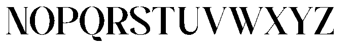 Ridley Regular Font UPPERCASE
