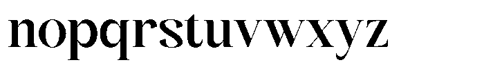 Ridley Regular Font LOWERCASE