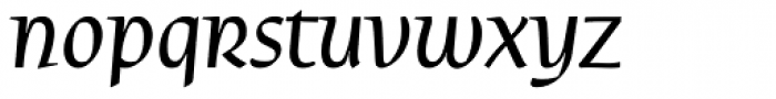 Rieven Uncial Italic Font LOWERCASE