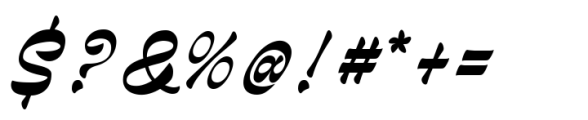 Rifers Script Font OTHER CHARS