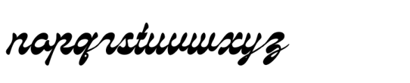 Rifers Script Font LOWERCASE