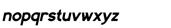 Rifton Staycation Italic Font LOWERCASE
