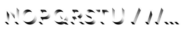 Rig Shaded Medium Fine Font UPPERCASE