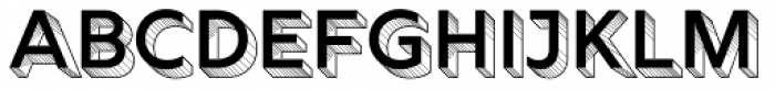 Rig Solid Medium Lines Font LOWERCASE