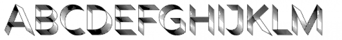 Rig Solid Zero Halftone Font LOWERCASE