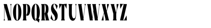 Rigam Condensed Font UPPERCASE
