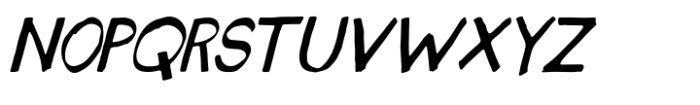 Rigaty Oblique Font UPPERCASE