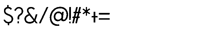 Rigden Regular Font OTHER CHARS
