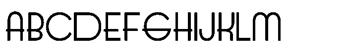 Rigden Regular Font UPPERCASE