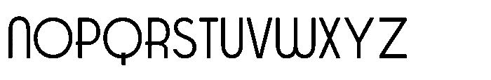 Rigden Regular Font UPPERCASE