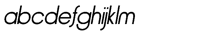 Rigden Regular_Italic FONT
