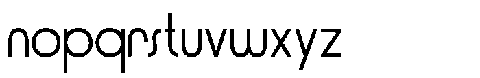 Rigden Regular Font LOWERCASE
