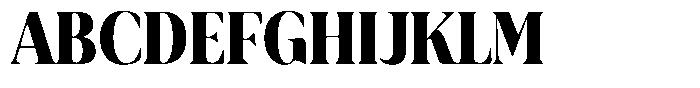 Rigeras Black Sr25 Alt Font UPPERCASE