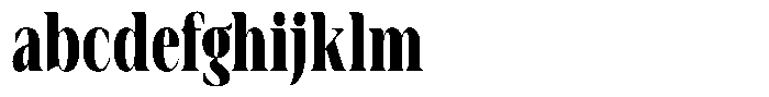 Rigeras Black Sr25 Condensed FONT