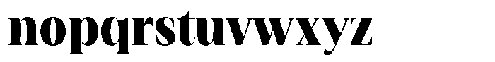 Rigeras Black Sr25 Font LOWERCASE