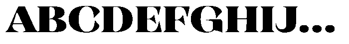 Rigeras Black Sr75 Alt Expanded Font