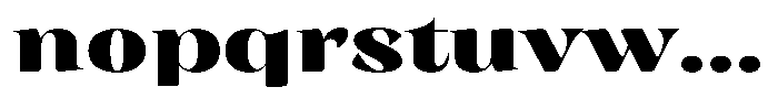 Rigeras Black Sr75 Alt Expanded Font LOWERCASE