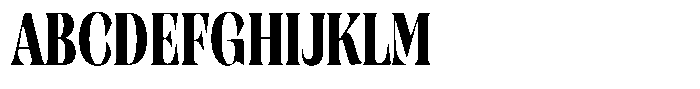 Rigeras Black Sr75 Condensed Font UPPERCASE