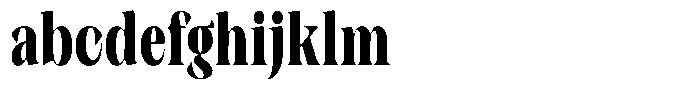 Rigeras Black Sr75 Condensed FONT