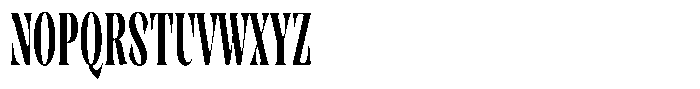 Rigeras Black Sr75 Ultra Condensed Font UPPERCASE