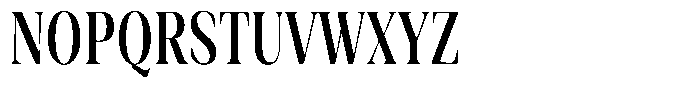 Rigeras Bold Sr25 Alt Condensed Font UPPERCASE