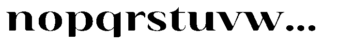 Rigeras Bold Sr25 Alt Expanded Font LOWERCASE