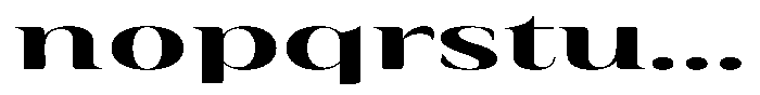 Rigeras Bold Sr25 Alt Ult Exp Font LOWERCASE