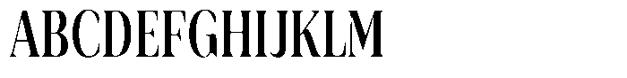 Rigeras Bold Sr25 Condensed Font