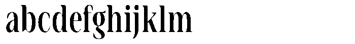 Rigeras Bold Sr25 Condensed FONT
